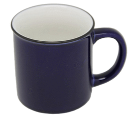 Mug rétro bleu nuit - 250 ml - AOC