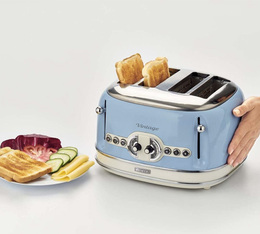 grille pain ariete bleu 4 tranches