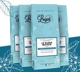 Café en grains : Le Blend Maison (Mélange Maison) - 1Kg - Cafés Lugat