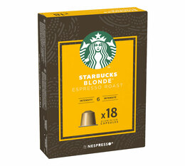 Starbucks Nespresso* Original Compatible Pods Blonde Espresso Roast x 18