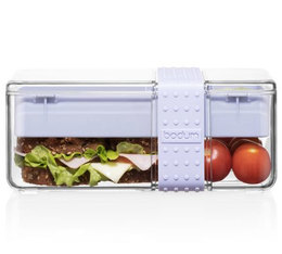 Lunch box compartimentée en Tritan, avec set de 4 couverts en plastique - BISTRO - Verbena - Bodum