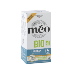 20 Capsules Lungo Bio - Nespresso® compatibles - CAFES MEO