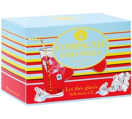 Collection n�2 - Box of 12 Magnum sachets of Iced Tea, 4 varieties - Compagnie Coloniale