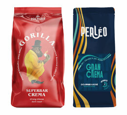Gorilla & Perléo - Kaffeebohnen Probierset Schokoladig – 2 x 1 kg