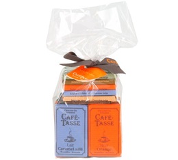 Café-Tasse - Assortment of 20 mini chocolate bars 