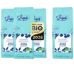 Offre 3 + 1 Gratuit - Café en grain - Oasis Blend - LUGAT (4 x 250 g)