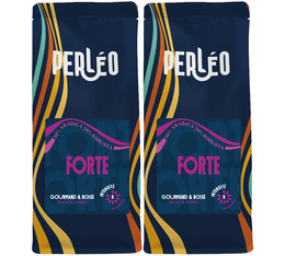 2 x 250 g - Café en grain - Forte - PERLÉO