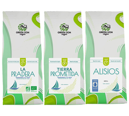 3 x 250 g - Café en grain - Pack découverte Cafés transportés à la voile - GREEN LION COFFEE