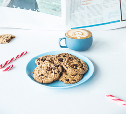 cappuccino winter blend 2025 cookies pepites de chocolat batonnets de sucre noel