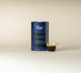paquet de cafe en grain Castillo Vanilla Fudge Lugat avec espresso