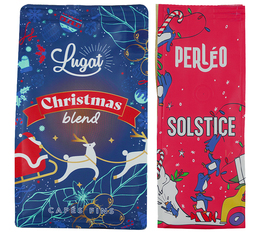 2 x 200g – Café en grain – Duo édition limitée Noel Christmas Blend & Solstice – MAXICOFFEE