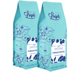 2 x 250 g - Café en grain - Ethiopie Yirgacheffe - LUGAT	