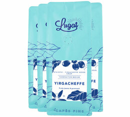 4 x 250 g - Café en grain - Ethiopie Yirgacheffe - LUGAT	