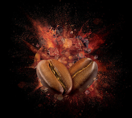 cafe en grain l'or intense espresso latte cappuccino