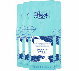 4 x 250 g - Café en grain - Dark’n Sweet anciennement Le Dark'n Sweet  - LUGAT