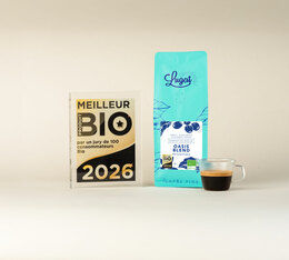 medaille meilleur produit bio cafe en grain bio lugat oasis blend
