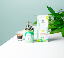 Café en grain bio Green Lion Coffee Le Mélange Savanah 2 x 1 kg