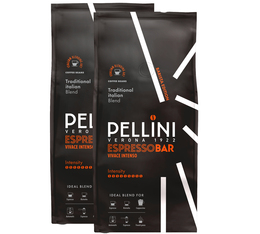 2 x 1 kg - Café en grain - Vivace Intenso  - PELLINI