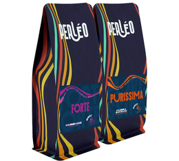 2 x 1 kg - Café en grain - Best sellers torréfaction foncée Forte & Purissima - PERLÉO