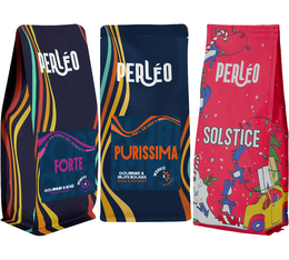 2,2 kg - Café en grain - Pack Trio Purissima, Forte & Solstice - PERLEO