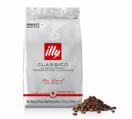 500 g - Café en grain pour professionnels - Classico - ILLY