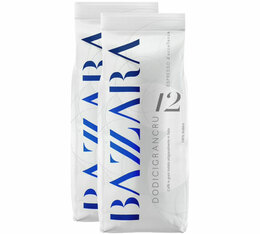 2 kg Café en grain pour professionnels Dodicigrancru 100% Arabica - Bazzara