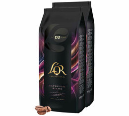 2 kg Café en grain pour professionnels - Espresso Riche - L'OR