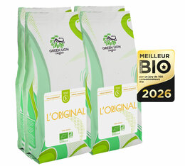 4 kg - Café moulu pour professionnels Original Bio - Médaillé Meilleur Produit Bio - Green Lion Coffee