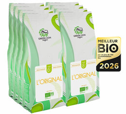 8 kg - Café moulu pour professionnels Original Bio - Médaillé Meilleur Produit Bio - Green Lion Coffee