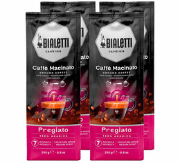 Bialetti Ground Coffee Perfetto Moka Delicato Value Pack - 4 x 250g
