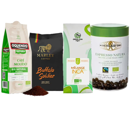 977 g - Café moulu - Pack découverte sélection best-sellers Bio - MAXICOFFEE