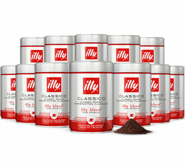 12 x 250 g -  Café moulu - Classico spécial moka - ILLY