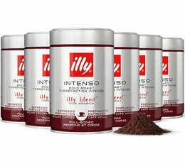 6 x 250 g - Café moulu - Intenso spécial expresso - ILLY