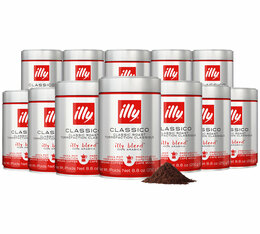 12 x 250 g -  Café moulu - Classico spécial moka - ILLY