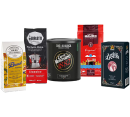 1,25 kg - Pack Découverte cafés moulus Italiens Best-Sellers - MAXICOFFEE