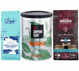 750 g - Café moulu - Pack découverte Saveurs Fruitées - MAXICOFFEE