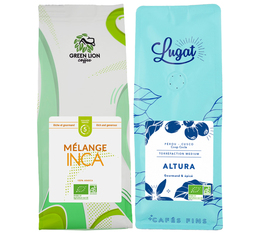 2 x 250g - Café moulu - Le Mélange Inca Bio & Altura Bio - LUGAT / GREEN LION COFFEE