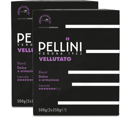 4 x 250 g - Café moulu - Vellutato  - PELLINI