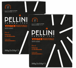 1 kg Café moulu pour professionnels Tradizionale - Pellini