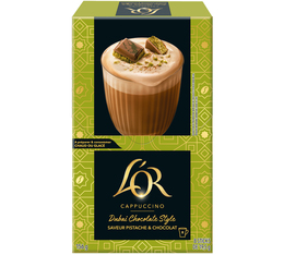 cappuccino soluble lor dubai chocolate style 8 sticks