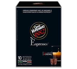 Espresso Intenso capsules by Caff� Vergnano x10 for Nespresso