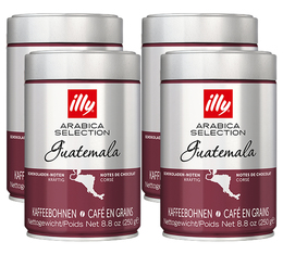 4 x 250 g - Café en grain - Arabica Sélection Guatemala - ILLY