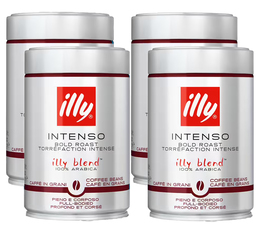 4 x 250 g - Café en grain - Intenso - ILLY