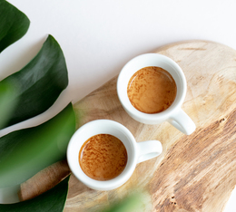 deux tasses expresso reussies