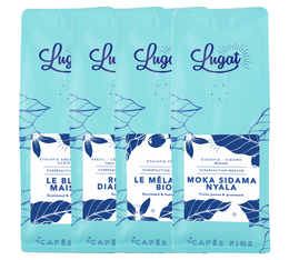 4 x 250 g - Café moulu - LUGAT