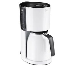Cafetière électrique Melitta Enjoy Therm Blanc & noire + offre cadeaux