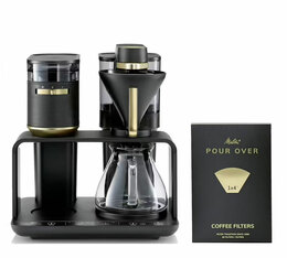 Cafetière filtre avec broyeur EPOS Or 1024-02 + filtres 1x4 + détartrant 250 ml - Melitta