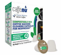 Capsules de nettoyage pour Nespresso® Original – Formule Eco - CAFFENU