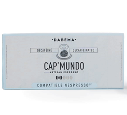10 Nespresso* Original Compatible Capsules Decaffeinato Dabema - CAP MUNDO