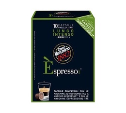 Caff� Vergnano Espresso Lungo Intenso compostable capsules for Nespresso x 10